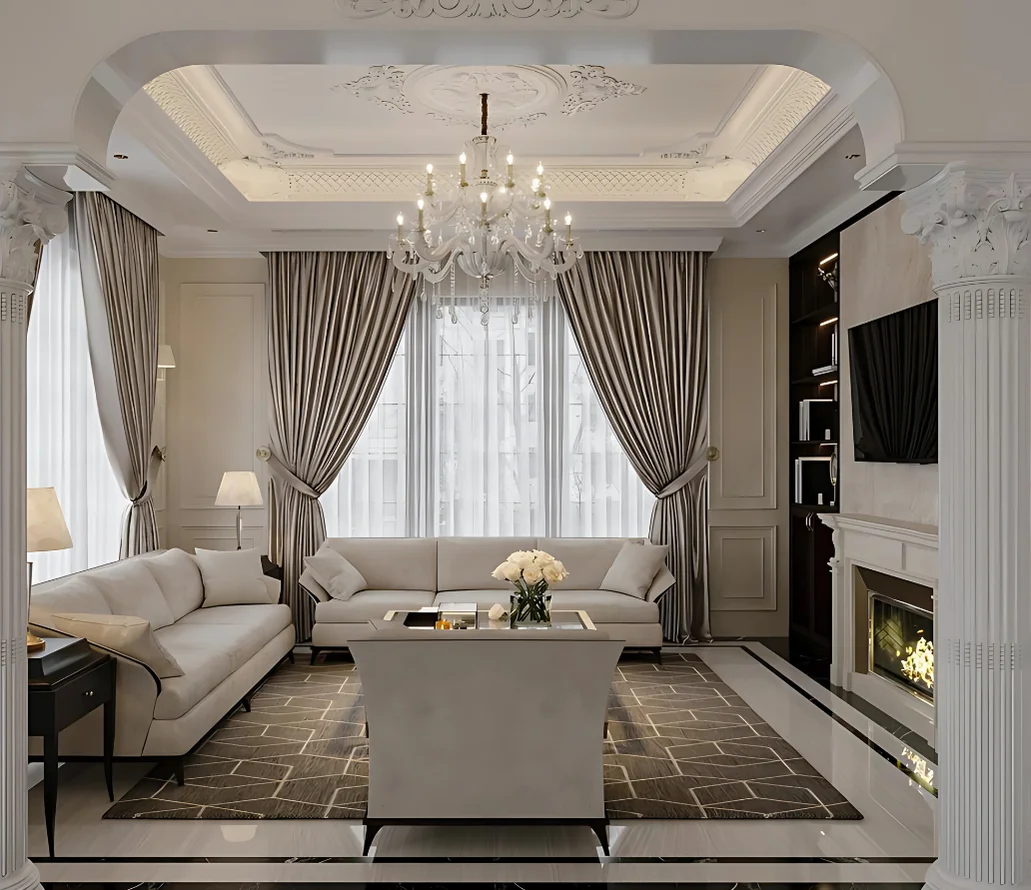 Stylish Interior Designers Contractors For Living Room In Mumbai