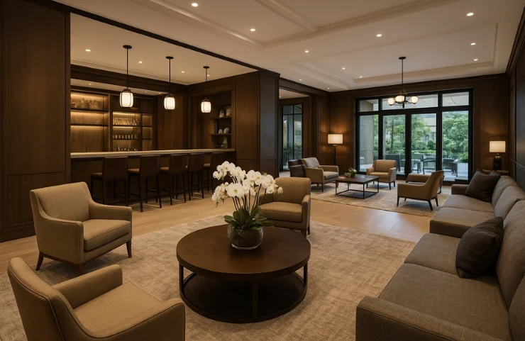 Luxury Club House Interior Designers Contractors in Mumbai