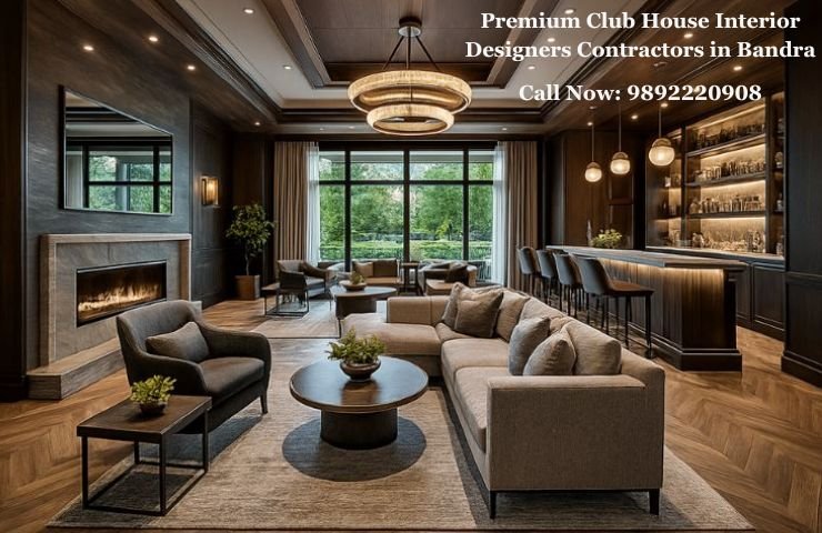 Premium Club House Interior Designers Contractors in Bandra