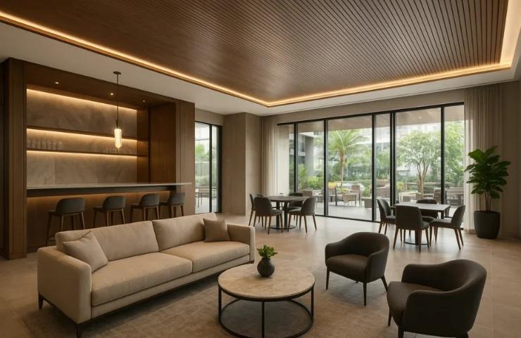 Bespoke Clubhouse Interior Designers for Societies in Bandra